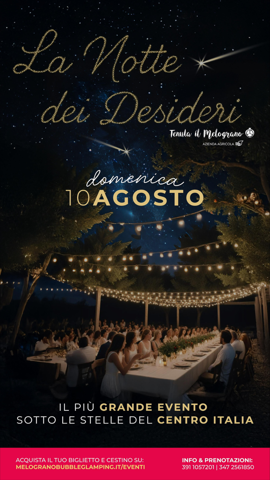 La notte dei desideri - 10 Agosto 2025